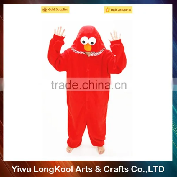 High Quality Cheap Cartoon Mascot Costume Red Sesame Street Cosplay Costume