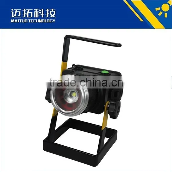 The best quality 1000lm LED flood light rechargeable zoom led aluminium floodlight headlight