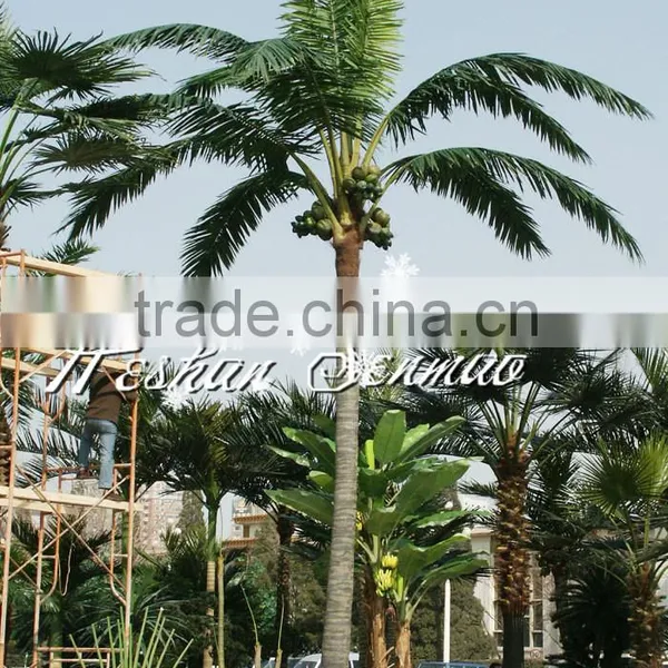 Fiberglass Material Artificial Coconut Tree Big Tree for Outdoor Decor photo-2