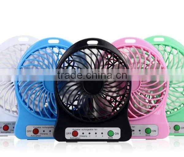 Home Appliances Portable Handheld Usb Rechargeable Battery Charger Table Mini Fan photo-6