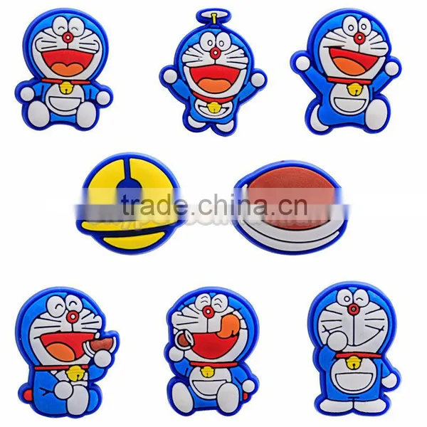 Personalized Cheap Charm Silicone Rubber Bracelets With PVC Charms photo-3