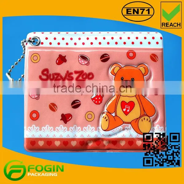 Wholesale Waterproof Cheap Colorful Costum PVC Card Holder photo-3