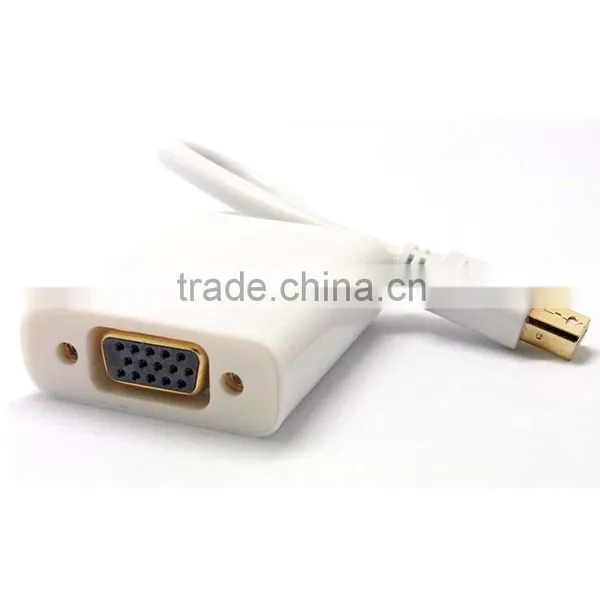 Wholesale White Mini dp to Vga Adapter 1080p for Notebook photo-3