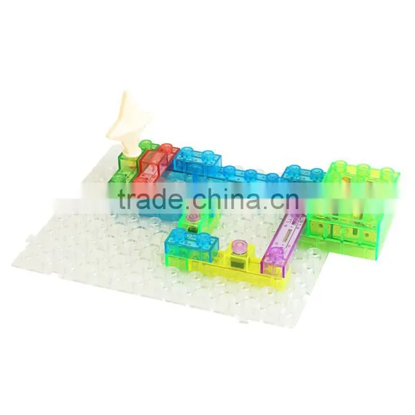 44PCS 120 Projects Kids Plastic Electronic Building Blocks photo-4