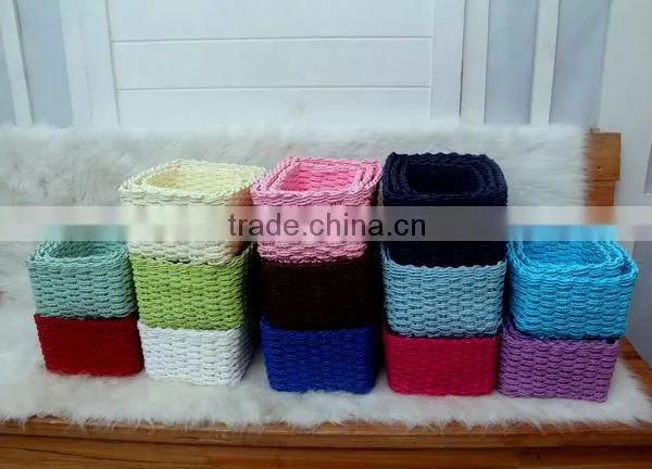 Straw Weaving Laundry Basket New Arrival Set With Lining Storage Basket photo-4