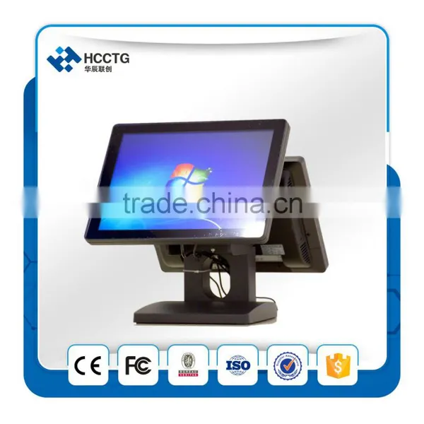 Hot Selling Dual Screen Touch Widows POS Terminal With Nfc Reader T9080D