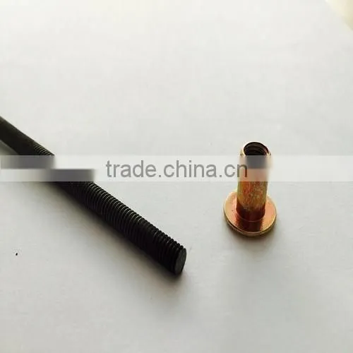 DIN 975 Q235 Carbon Steel Long Thread Rod With Nut,in Sale