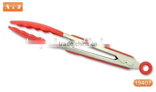 10" Silicone Material Food Tongs photo-2