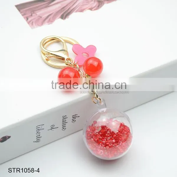 Promotional Crystal Bead Ball Keychain photo-5
