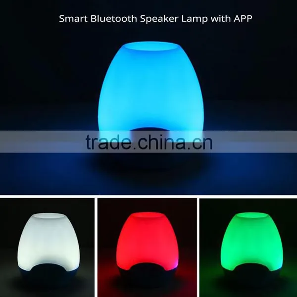 Smart Bluetooth Speaker RGB LED Light Lamp Colorful Night Light Lantern TF 3.5mm Audio Input Smart APP photo-6