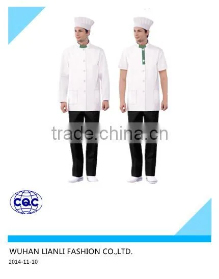 Best Men's White Coat Fashion Chef Uniform Designer photo-2