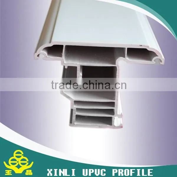 New Drill Design UPVC Profile With Shutter Tempered Glass Sliding Window photo-4