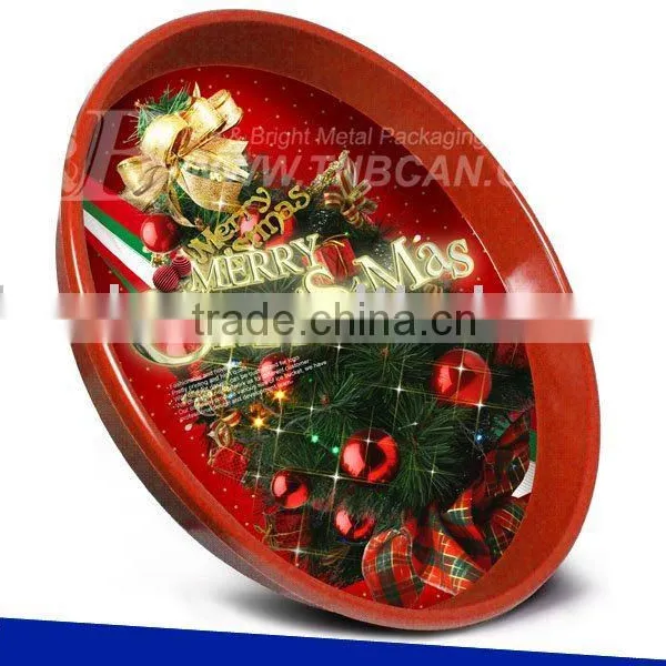 Christmas Style Metal Serving Tray