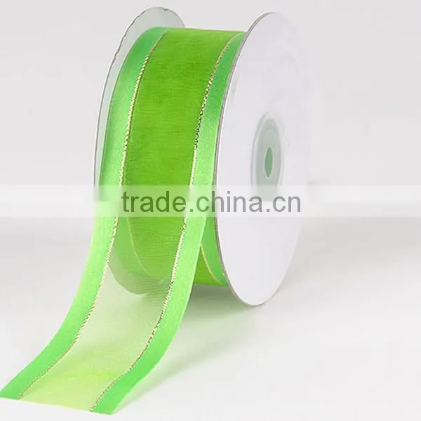 38mm Width Silk Satin Edged Organza Ribbon photo-3