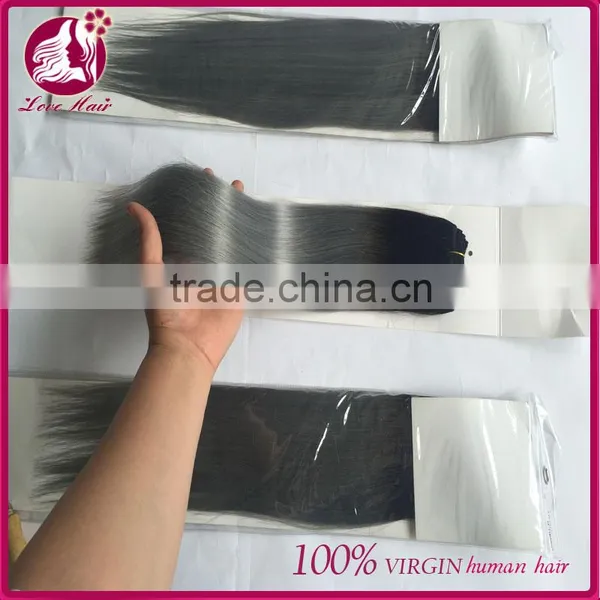 100 Human Raw Indian Temple Hair no Shedding no Tangle Ombre Color Jumbo Braiding Hair photo-5