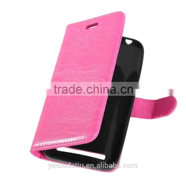 Cell Phone PU Leather Flip Card-slot Case for ASUS ZenFone GO ZC451TG 4.5 photo-4