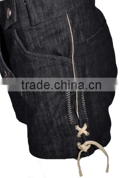 BAVARIAN DENIM LEDERHOSEN / GERMAN DENIM LEDERHOSEN