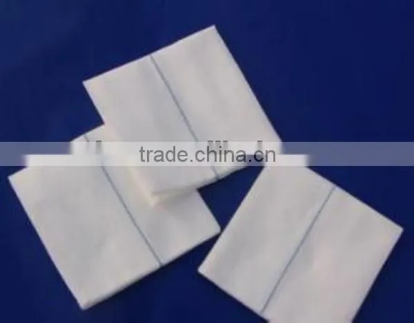 2016 New Hospital Products Absorbent X-ray Detectable Gauze