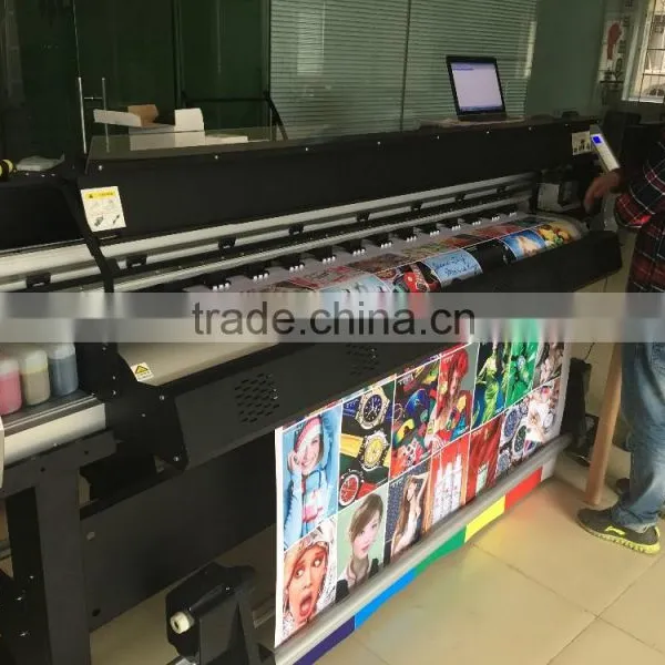 6 FEET 1.8meter Eco Inkjet Solvent Printer With DX7 Head Made in China Guangzhou Supply photo-2