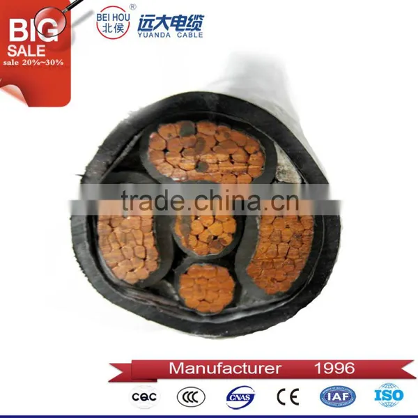 High Voltage Copper and Aluminum Conductor XLPE Insulated Armoured Electrical Cable photo-5