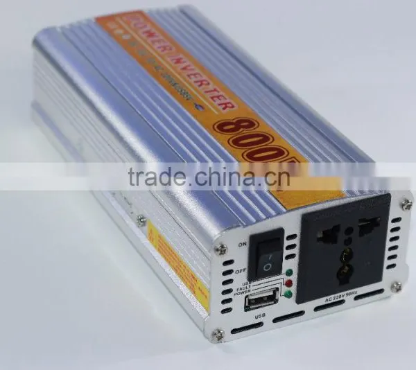 Car Converter With USB Charger Power Inverter Adapter DC 12V/24V to 220V photo-3