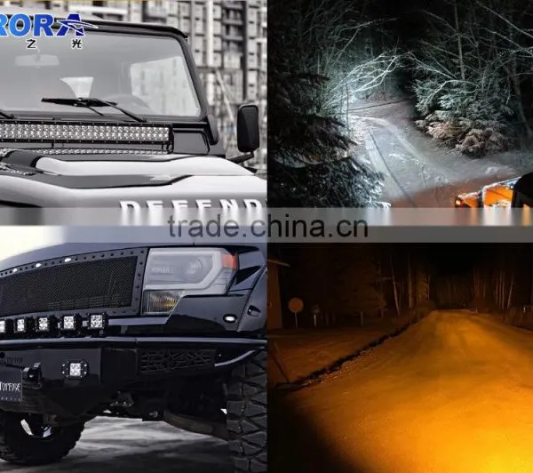 AURORA High Quality 50inch Led off Road Light Bar Amber Color photo-6