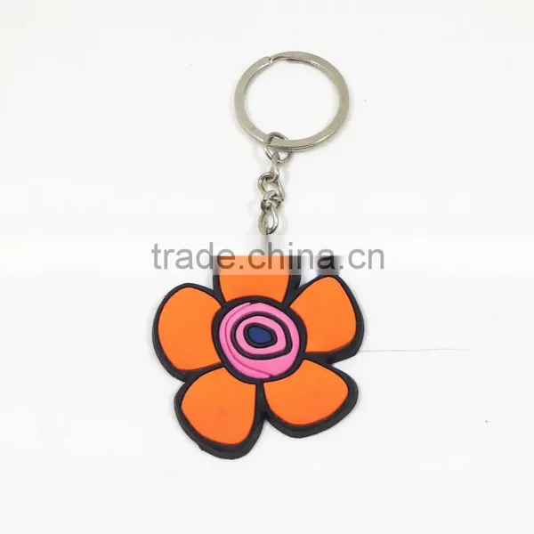 Yiwu Manre Best Selling Advertising Custom Pvc Keychain/ 2d Custom Keychain photo-2