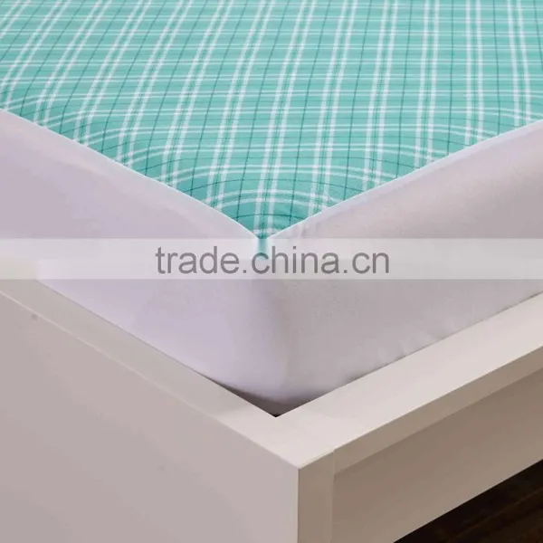 Printed Microfiber Terry Waterproof Single Mattress Cover Protector photo-2