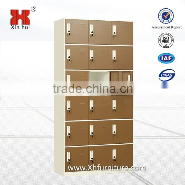 China High Quality 18 Doors Steel Storage Locker,gym Locker,changing Room Locker photo-3