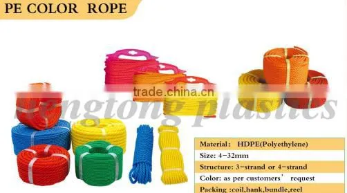 Best Supplier of Polypropylene Rope Polyethylene Rope Twisted Rope
