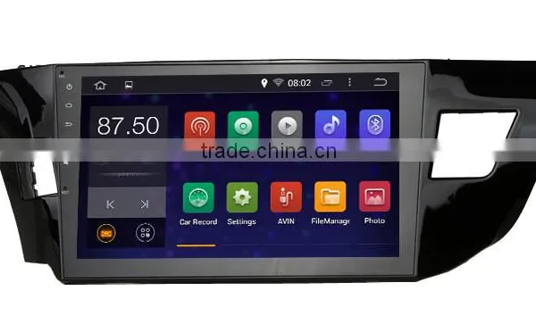 10.2 Inch Android 4.4.4 Stereo for Corolla 2014 GPS 1024*600 1.6G CPU Radio Headunit Free Map GPS Navi Browser Navi photo-3