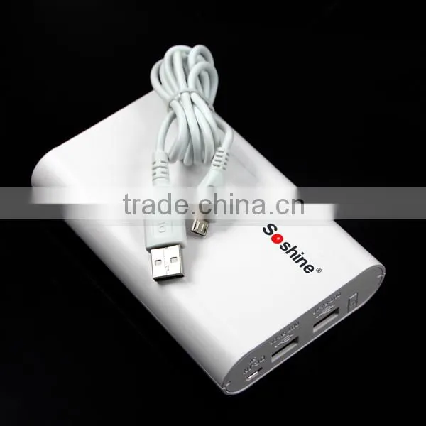 Soshine E3 18650 4pcs 4*18650 DIY Power Bank 4*18350 Battery Power Bank photo-3
