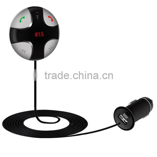 FM29B Aux Bluetooth Car Kit MP3 Stereo FM Transmitter Car Kit for Phone photo-2