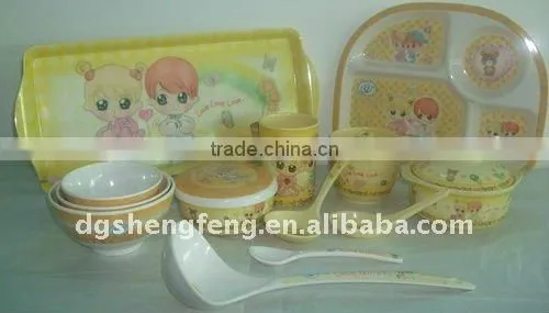 Melamine Tableware Set for Kids/children Melamine Set photo-4