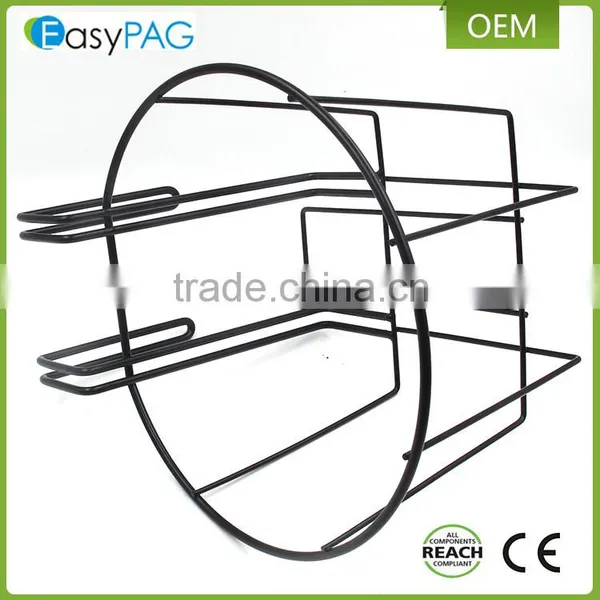 Outdoor Garden Fence Hanging Ornamental Iron Metal Wire Flower Pot Holder photo-4