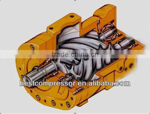 55Kw Electric Low Pessure Screw Air Compressor Machine Prices photo-4