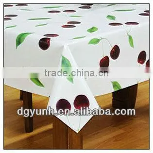Cherry Vinyl Tablecloths & Tablecloth Rolls