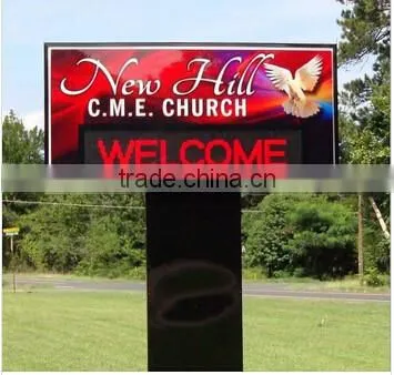Single Color P12 Outdoor Led Digital Display Signs photo-3