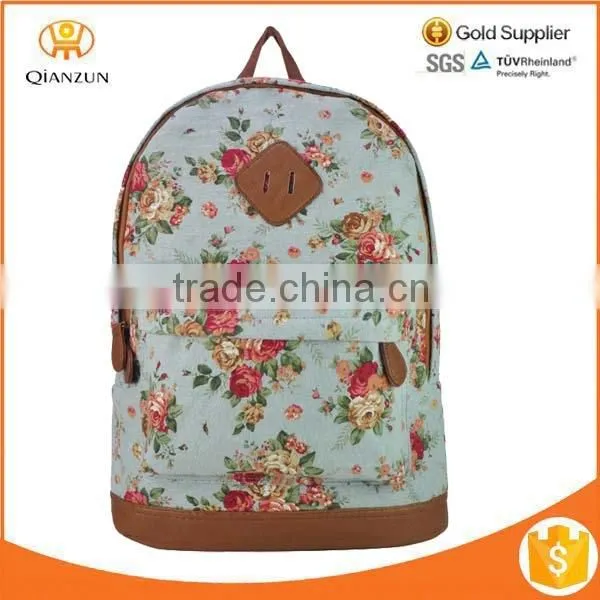 Rucksack Bag School Bag Shoulder Bag Bookbag Girl Floral Backpack