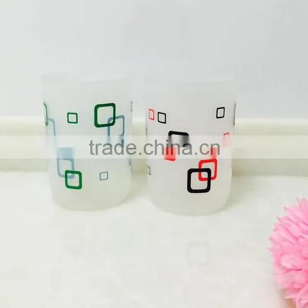 Custom Printed pp Plastic Cup With Geometry Design photo-3