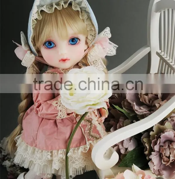 Hot Selling Long Blonde Braid Wavy Doll Wigs for 1/3 BJD Dolls photo-2