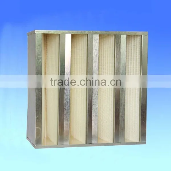Industrial Large Air Flow Fiber Glass HV Combined HEPA Air Filter photo-5