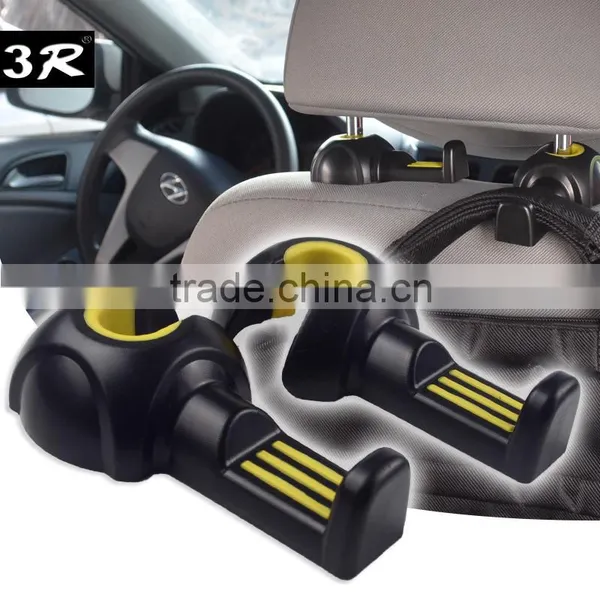 Plastic Car Back Seat Organizer, Auto Seat Headrest Hook, Car Coat Hanger