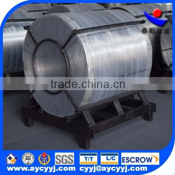 Chinese Calcium Silicon Cored Wire Alloy With 380g/m Weight photo-6