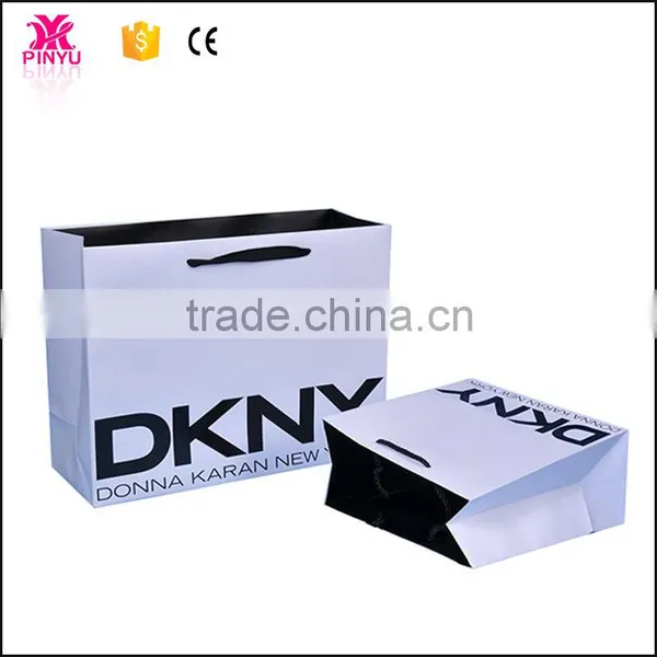 Logo Printing Flat Bottom Kraft Paper Bag for Shopping photo-6
