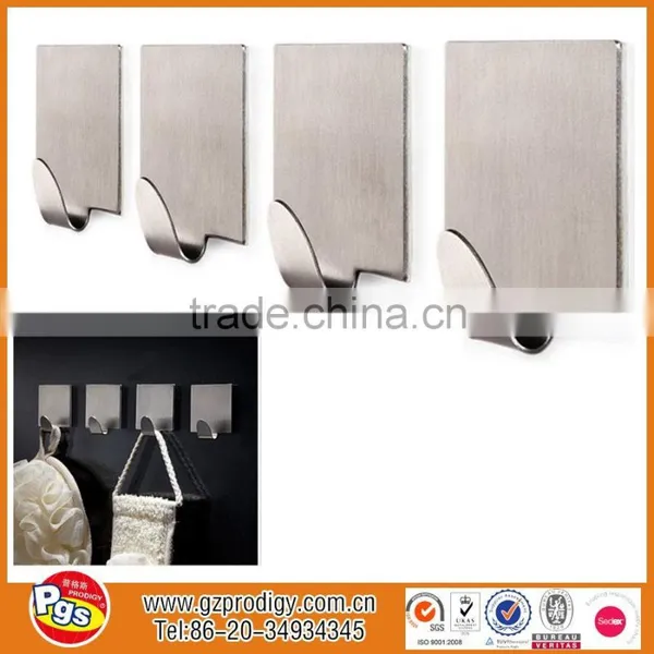 Heavy Duty Adhesive Hooks/single Hook Metal Hooks for Hanging Keys Strong Metal Hooks photo-3