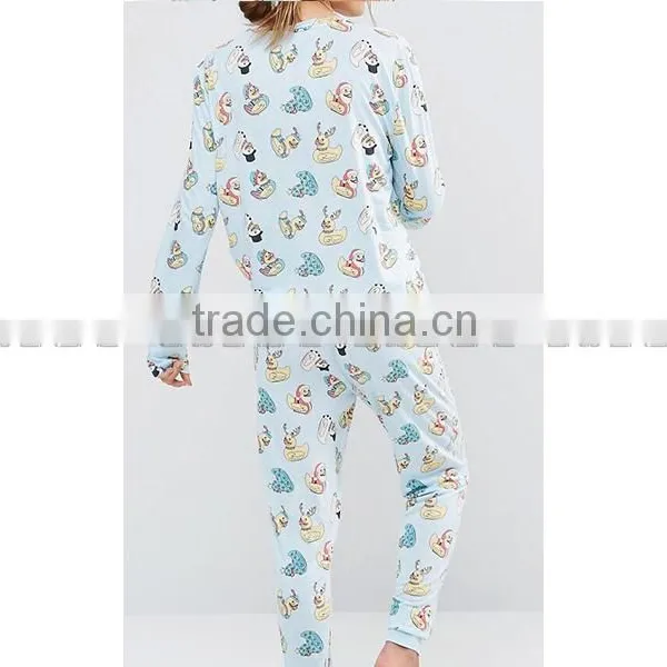 China Best Quality Cotton Fabric Cartoon Printing Sleepwear photo-2