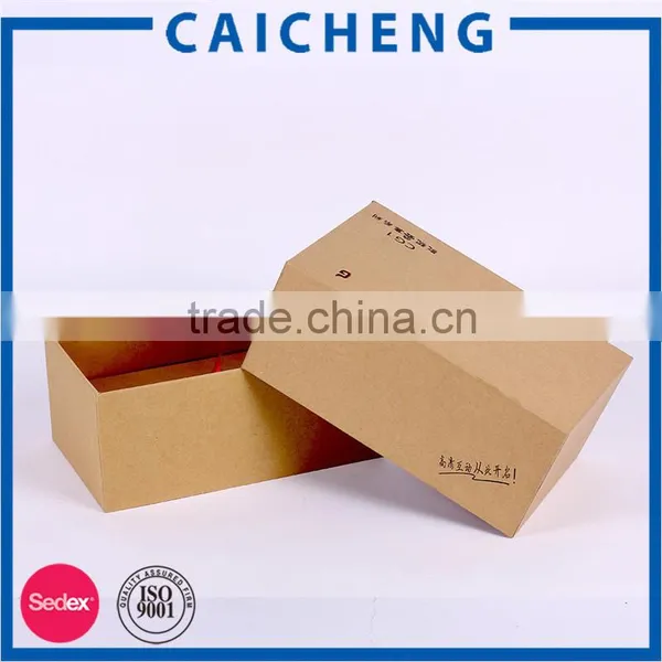 Hot Sale High-end Handmade Rectangle Kraft Gift Box for Electronics photo-2