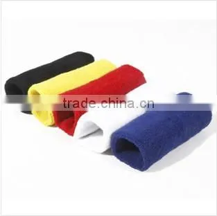 OEM Cotton Custom Terry Cloth Sweatband Wristband photo-3