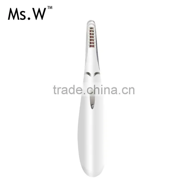 2016 Wholesale Mini Rechargeable Electric Heated Eyelash Curler,Eyebrow Tweezers photo-3